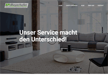Tablet Screenshot of mayerhofer.tv
